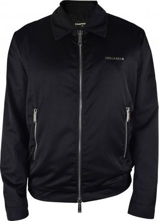 Dsquared2 Zwarte jas Zwart