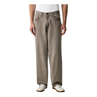 Levi's Heren, Jeans, Grijs, Maat: W34 L32 Katoen