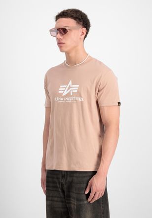 Alpha Industries T-Shirt ALPHA INDUSTRIES Basic T-Shirt BL, Herren, Gr. XXL, orange (dusty coral), Obermaterial: 100% Baumwolle, Shirts T-Shirt