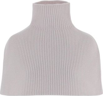 SA SU PHI Cashmere Collar Scarf - Dames - Cashmere truien - Roze - S - Truien & Vesten