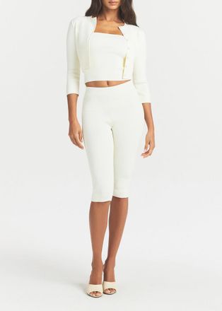 SKIMS Cropped Knit Cardigan - Natural - L (UK16-18)