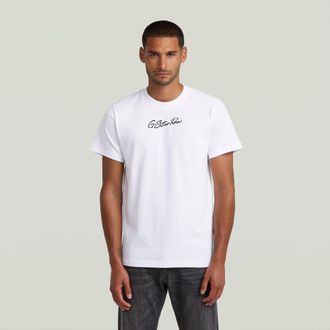 G-Star Autograph Loose T-Shirt - Wit - Heren