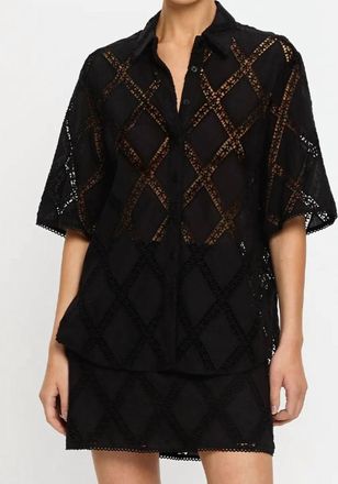 Kivari Izzy Shirt Top In Black