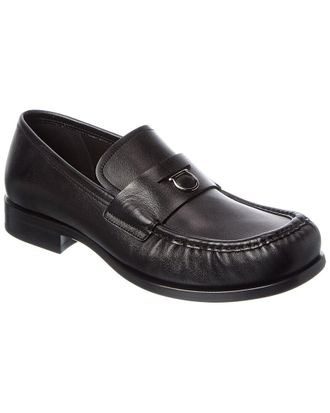 Ferragamo Mens Delmo Leather Loafer
