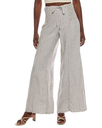 Xcvi Blanc Wide Leg Linen Pant
