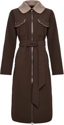 Cesare Gaspari Mujer, Abrigos, Marrón, Talla: XL