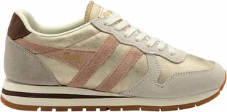 Gola Womens Daytona Blaze Sneakers In Gold/air/candy And Gold/cameo/dark Brown