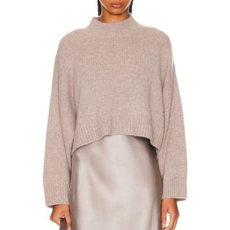 Sablyn Wells Cashmere Pullover In Toast