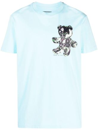 Philipp Plein T-shirt met print - Blauw