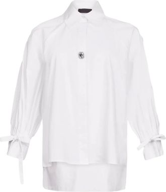 Liu Jo Camicia con strass - Bianco