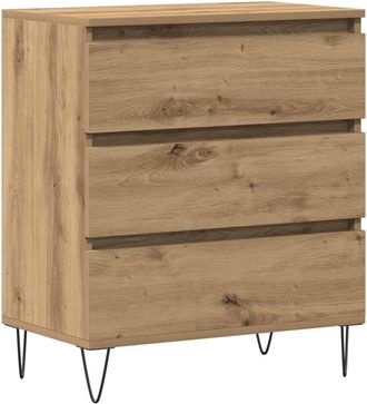 vidaXL Credenza Rovere Artigianale 60 X 35 X 70 Cm Legno Multistrato - Vidaxl