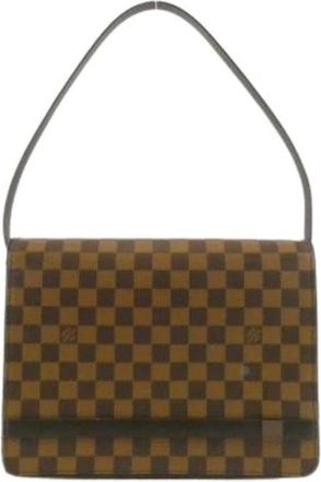 Louis Vuitton Pre-owned Shoulder Bags, female, Brown, Size: ONE SIZE Pre-owned Tribeca Carre Shoulder Bag