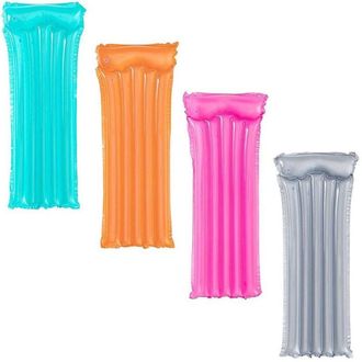 Trade Shop Trade Shop - Materassino Tinta Unita Trasparente Gonfiabile 183x76cm Piscina Mare 5 Tubi 44013