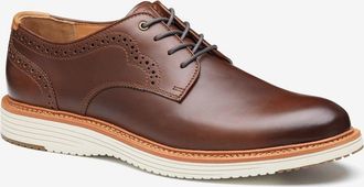 Johnston & Murphy Upton 175th Anniversary Oxford Men Tan Plain Toe HAWK1493