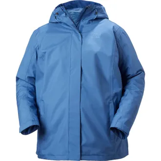 Helly Hansen Womens Seven J Plus Rain Jacket Plus Sizes Blue 1X