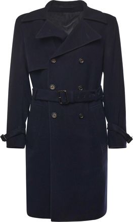 Eleventy Double-breasted Wool Coat