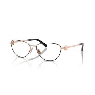 Tiffany & Co. Stijlvol Zwart Montuur Bril - unisex - Brillen - Zwart - 54 MM - Accessoires