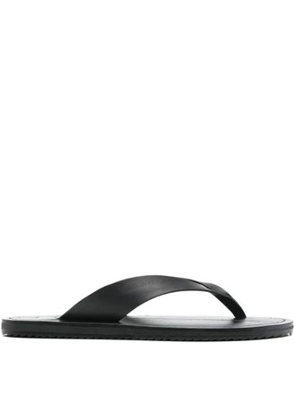 A.Emery Flora flat sandals - women - Calf Leather/Calf Leather/Rubber - 39 - Black