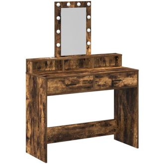 vidaXL Dressing Table Brown 100 x 41 x 140 cm Engineered wood Vidaxl