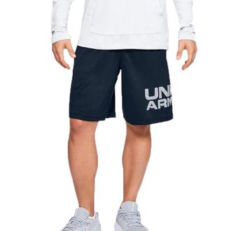 Under Armour Tech Wordmark Shorts Navy 1351653-408