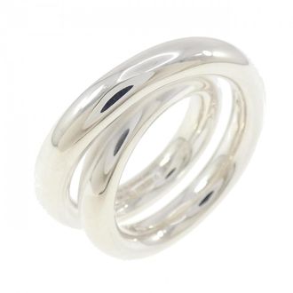 Herm&egrave;s Silver Silver 925 Band Ring (Pre-Owned)