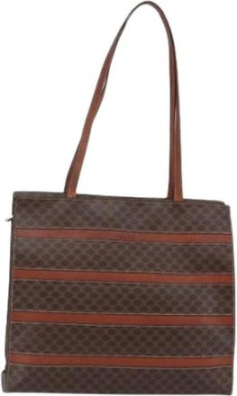 Celine Pre-owned Vintage Tote Bag - Dames - Vintage Shopper - Bruin - ONE Size - Leer - Vintage
