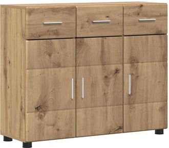 vidaXL Sideboard with Shelf FLORIN Artisan Oak 88.5 x 30.5 x 73 cm vidaXL
