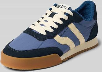 GANT Sneaker aus Leder-Mix mit Logo-Detail Modell Baylle in Marine, Gr&ouml;&szlig;e 43
