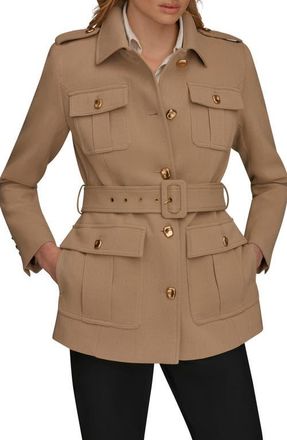 DKNY Safari Blazer Jacket in Light Camel at Nordstrom, Size X-Small