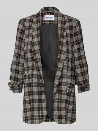 Pieces Shaped Fit Longblazer mit Schalkragen Modell BOSELLA in Black, Gr&ouml;&szlig;e XS