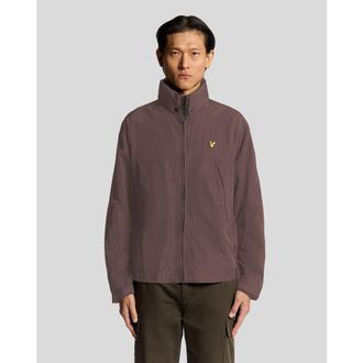 Lyle & Scott Long Sleeve Fold Away Hood Jacket in Espresso at Nordstrom, Size Xx-Large