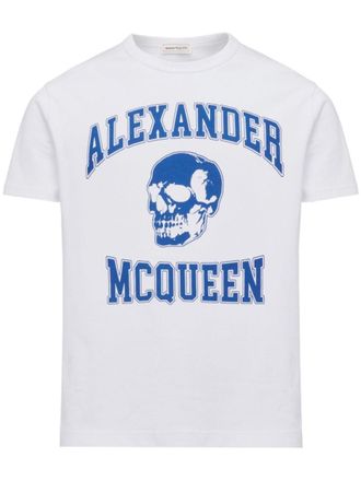 Alexander McQueen White T-shirt with print