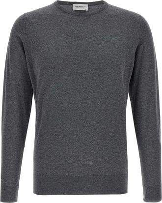 John Smedley Hombre, Jerseys, Gris, Talla: S