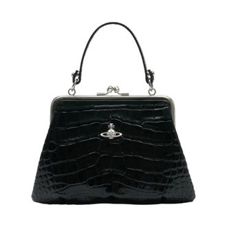 Vivienne Westwood Granny Frame Purse - female - Vivienne Westwood - Handbags - Black - ONE SIZE - Bags