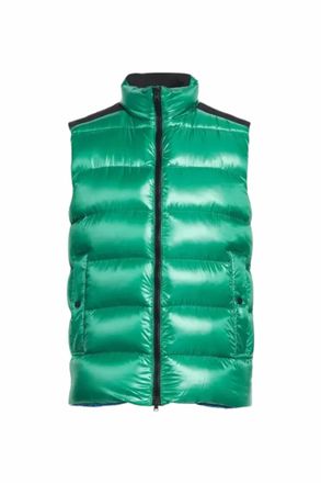 Herno Mens Puffer Vest In Jolly Green