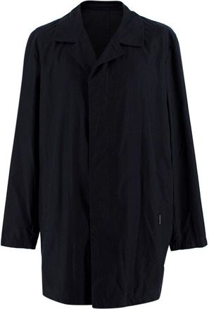 Aquascutum Black Polyester Coat Size L