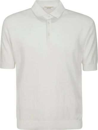 FILIPPO DE LAURENTIIS short-sleeve button polo shirt - White