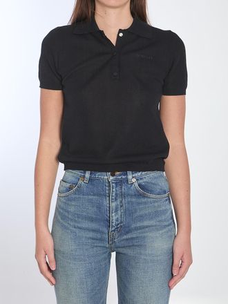 Moncler Polo Shirt With Embroidered Logo