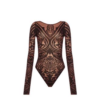 Wolford Paisley Tattoo String Body