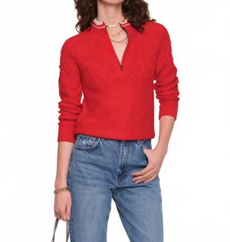 Heartloom Bellini Sweater In Lipstick