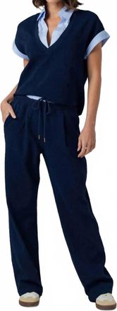 Sundays Leonie Straight Pants In Navy