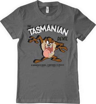 Looney Tunes Officially Licensed The Tasmanian Devil Mens T-Shirt (Dark Grey), Large