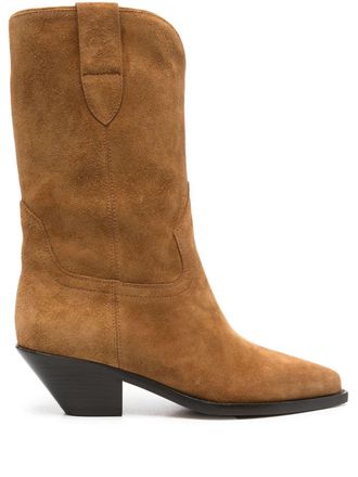 Isabel Marant Stivali cowboy Dahope 50mm - Marrone