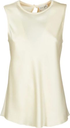 Forte_Forte Sleeveless Tops, female, White, Size: M White Top