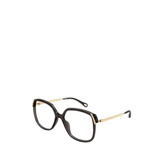 Chlo&eacute; Glasses, female, Gray, Size: 54 MM Oversized Square Optical Frame