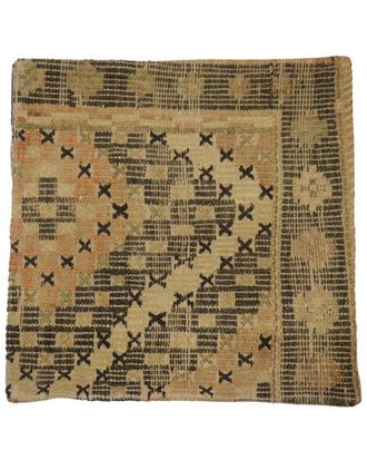 Pasargad Home Vintage Turkish Kilim Wool Pillow Case