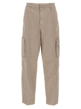 Fendi Beige Straight Cargo Pants
