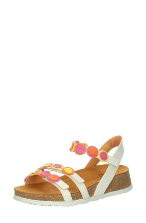 Think Koak Ankle Strap Sandal in Bianco/kombi at Nordstrom, Size 10-10.5Us