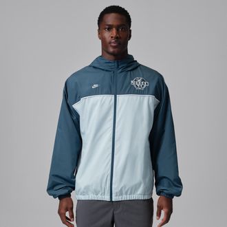 Nike Jordan Mens Jordan Brooklyn Track Jacket in Blue | IO9829-479