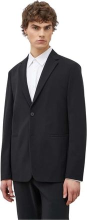 Theory Clinton Blazer in Precision Ponte - Heren - Blazers - Zwart - L - Leer - Jassen